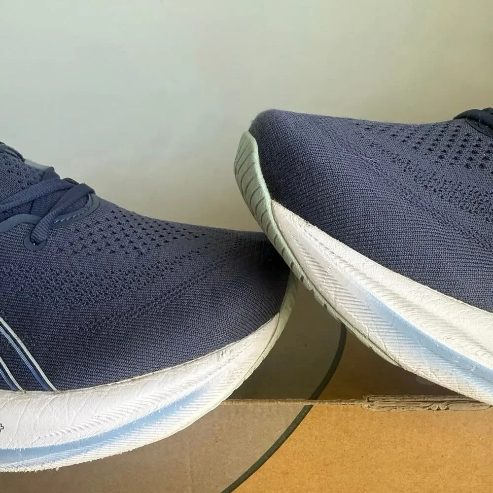 ASICS Gel Nimbus 26 Blue/White Women Running Sneakers- SZ 9